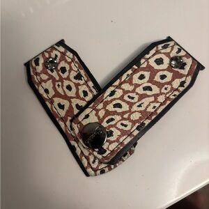 Leopard Print Leather Bracelet